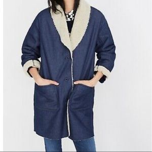 NWT Madewell Sherpa Jacket